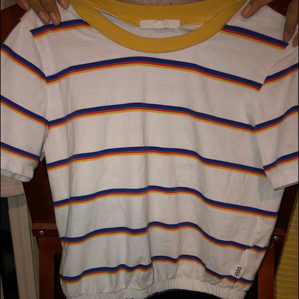 Stripped short sleeve